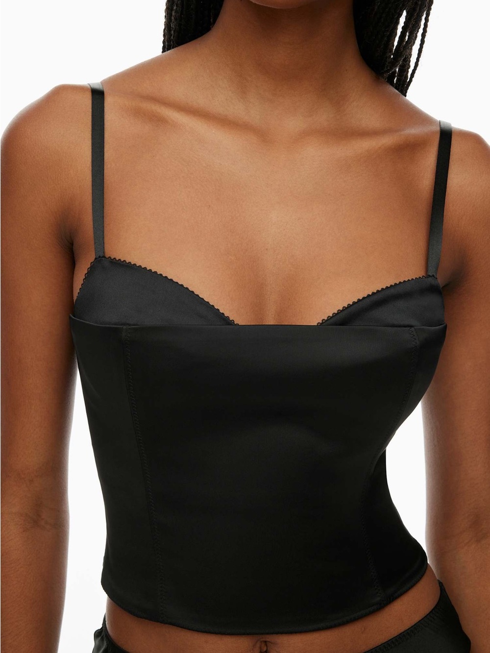 Ten Artiza Size 0 Black Hypnotize Satin Bustier